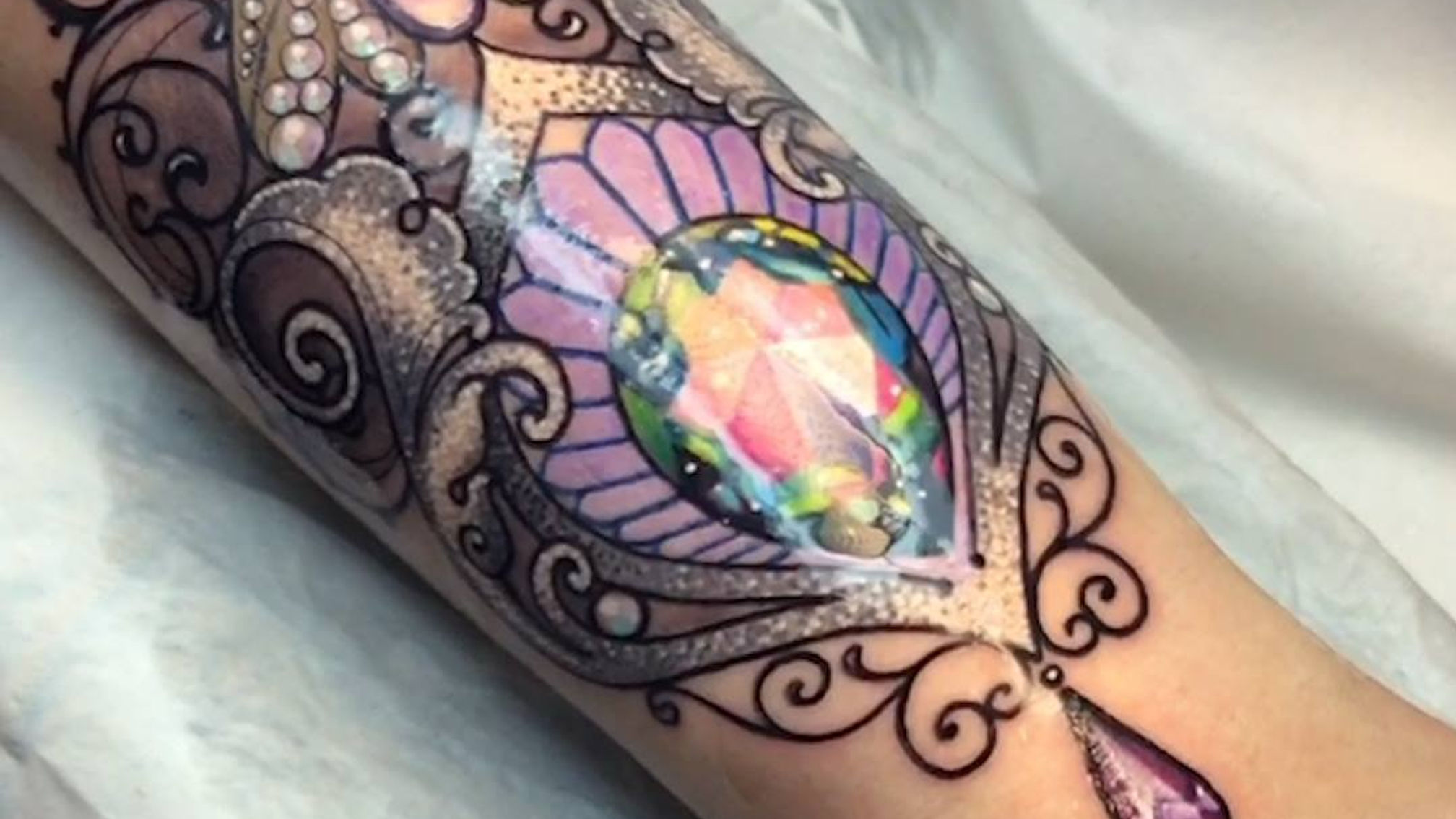 These Glitter Tattoos Are Gorgeous TBH